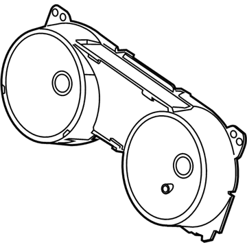 Ford DR3Z-10890-B Mask - Fuel And Temperature Gauge