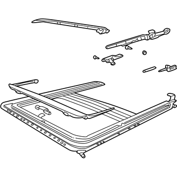 Mercury 5L2Z-7851070-B Rail Assembly - Roof