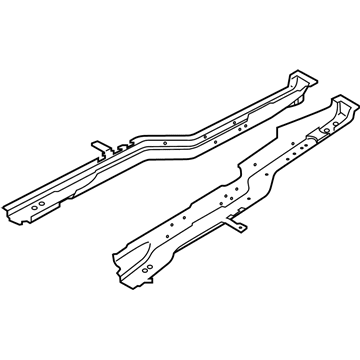 Ford L1MZ-7810063-B Outer Rail Extension, Front Driver Side L1MZ-7810063-B Ford Outer Rail Extension, Front Driver Side Illustration 1 of 1