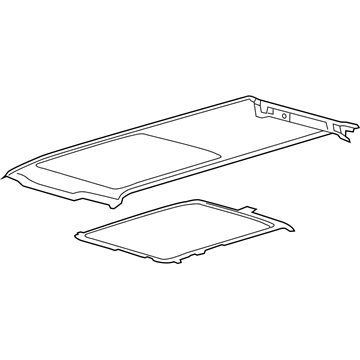 Ford JL1Z-4050202-C Panel Assembly - Roof JL1Z-4050202-C Ford Panel Assembly - Roof Illustration 1 of 1