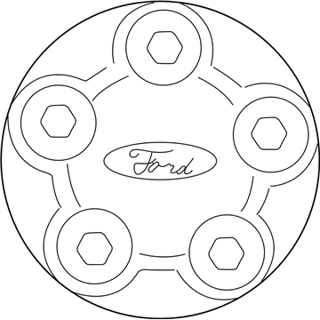 Ford YL5Z-1130-BA Cover - Wheel