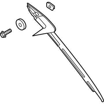Lincoln LJ7Z-7844210-AA Pillar Assembly - Rear Body