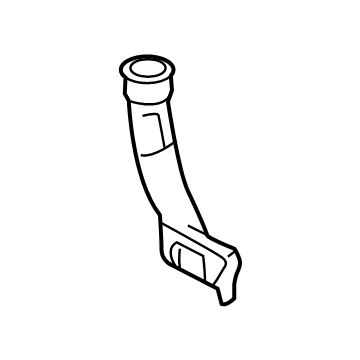ML3Z-18490-E Ford Defroster Duct Extension, Upper Outer Driver Side Illustration 1 of 1
