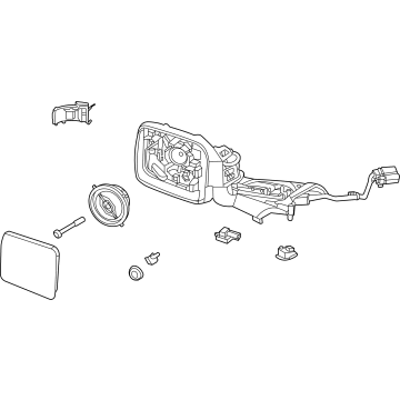 Ford M2DZ-17682-C Mirror Assembly - Rear View Outer