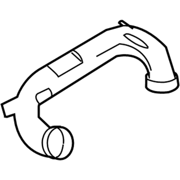 Ford 7L2Z-19B680-BA Air Duct, Upper Driver Side 7L2Z-19B680-BA Ford Air Duct, Upper Driver Side Illustration 1 of 1