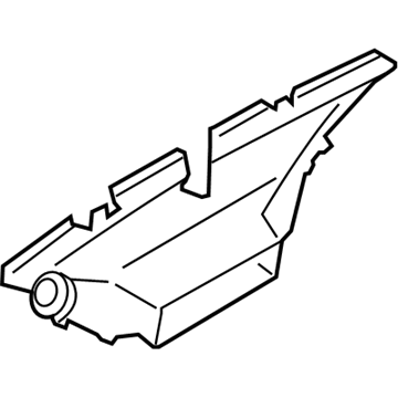 Ford 6L2Z-18490-AB Defroster Nozzle, Front 6L2Z-18490-AB Ford Defroster Nozzle, Front Illustration 1 of 1