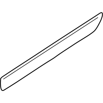 Ford Focus Door Moldings - 5S4Z-5425532-AAPTM