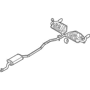 Ford Muffler - 7T4Z-5230-BA