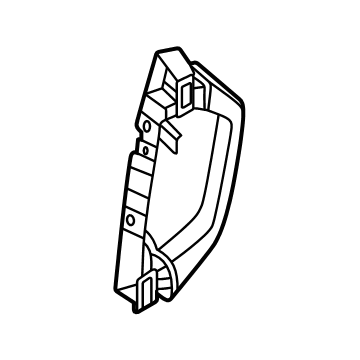 Ford Expedition Interior Door Handle - SL1Z-4031406-AD
