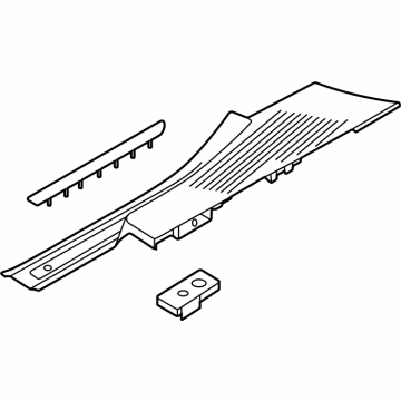 SL1Z-4013228-AA Ford Plate - Door Scuff Illustration 1 of 1