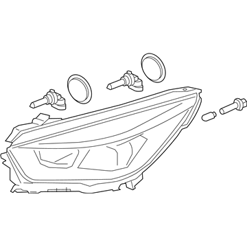 Ford GJ5Z-13008-N Headlamp Assembly