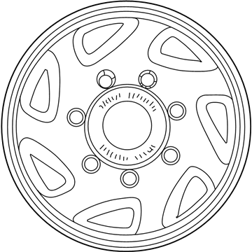 Ford 4C3Z-1130-AB Cover - Wheel