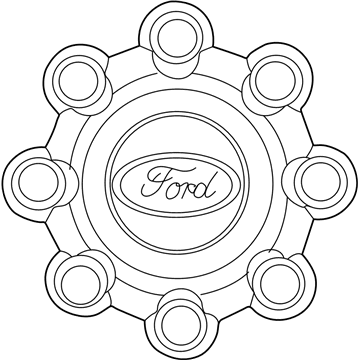 Ford 1C3Z-1130-BA Cover - Wheel