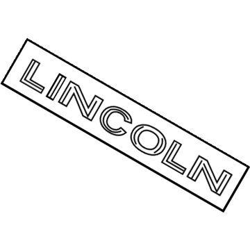 Lincoln 2L7Z-7842528-CA Name Plate