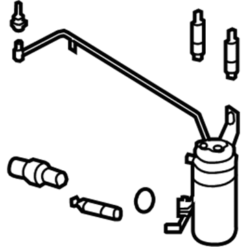 Mercury JU2Z-19C836-B Accumulator Assembly - Air Conditioning