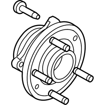 Ford BT4Z-1104-B Hub Assembly - Wheel