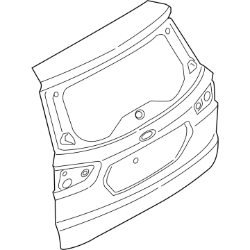 Ford GN1Z-7440010-J Tailgate Assembly