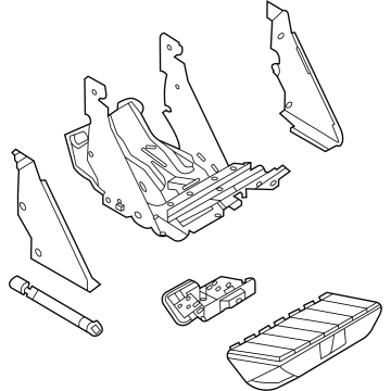 FL3Z-1520040-K Ford Step Assembly Illustration 1 of 1