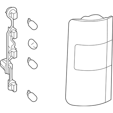 Ford 9T1Z-13404-A Lamp Assembly - Rear, Stop And Flasher