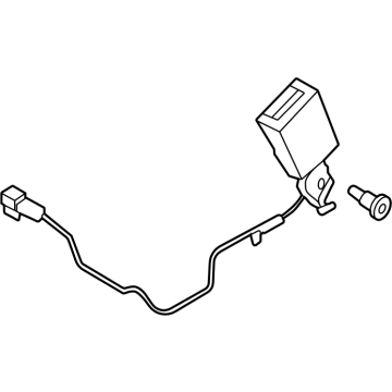 Ford MB3Z-6160044-AA Seat Belt Assembly