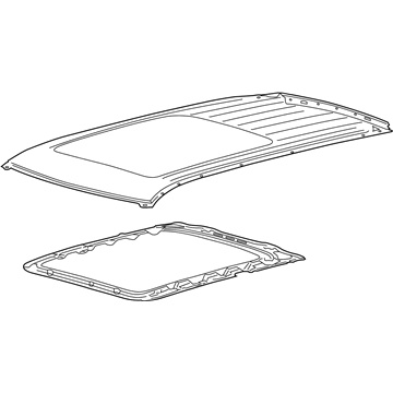 RB5Z-7850202-C Ford Panel Assembly - Roof Illustration 1 of 1