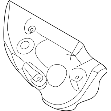 Lincoln 7T4Z-9A462-B Shield - Exhaust Manifold Heat