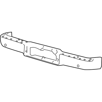 Ford 4L3Z-17906-AB Bumper Assembly - Rear