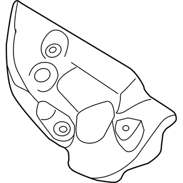 Lincoln AT4Z-9Y427-A Shield - Exhaust Manifold Heat