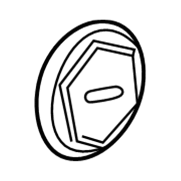 Ford YL1Z-1130-BB Wheel Cap, Silver YL1Z-1130-BB Ford Wheel Cap, Silver Illustration 1 of 1
