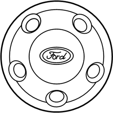 Ford XL3Z-1130-AA Wheel Cap XL3Z-1130-AA Ford Wheel Cap Illustration 1 of 1