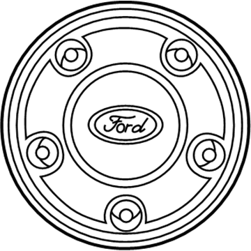 XL3Z-1130-CA Ford Wheel Cap Illustration 1 of 1