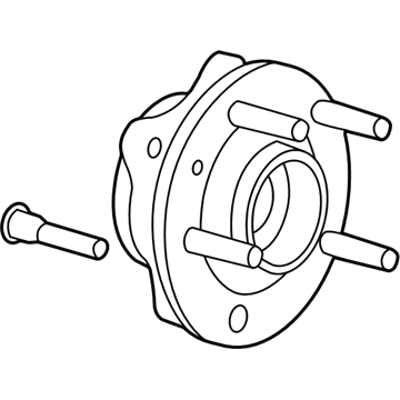 Lincoln BT4Z-1104-B Hub Assembly - Wheel