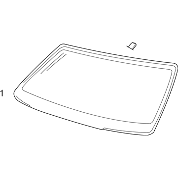 Ford 1W7Z-5403100-AA Glass - Windscreen