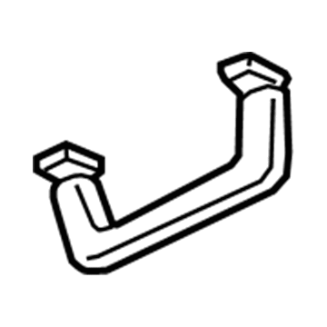DS7Z-5831406-AF Ford Grip Handle, Jade Gray Illustration 1 of 1
