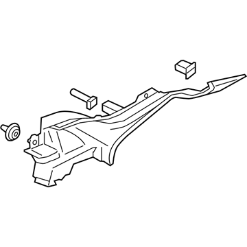 Lincoln DP5Z-5431012-AE Trim Assembly - Quarter