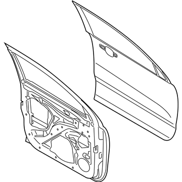 Ford KB3Z-2120124-A Door Assembly - Front