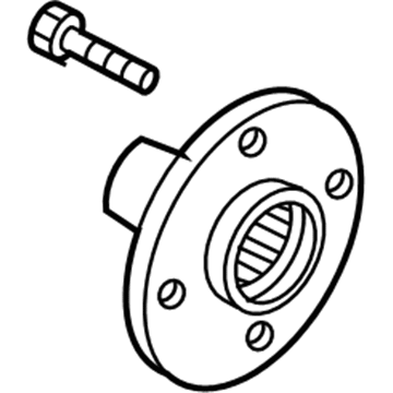 Ford 7S4Z-1104-A Hub Assembly - Wheel
