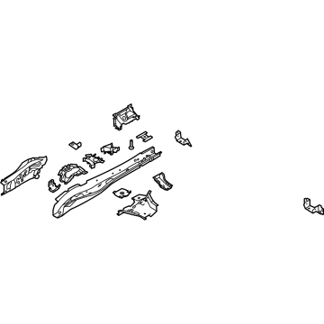 Ford LX6Z-7810124-AE Member Assembly - Floor Side Rear LX6Z-7810124-AE Ford Member Assembly - Floor Side Rear Illustration 1 of 1