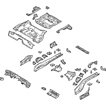 Ford LX6Z-7811215-X Pan Assembly - Floor
