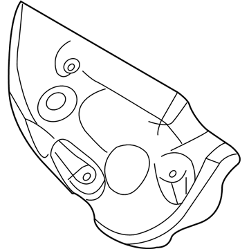 Mercury 7T4Z-9A462-B Shield - Exhaust Manifold Heat