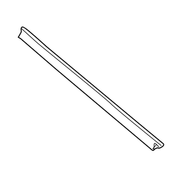 Mercury 6F2Z-1721452-AA Weatherstrip Assembly - Door Window