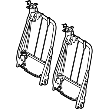 Ford BK3Z-99613A38-T Frame And Spring - Front Seat