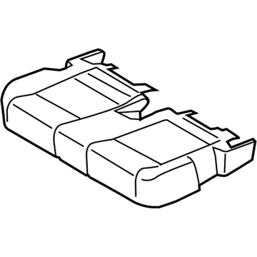 Ford CK4Z-9963805-CC Cover Assembly - Rear Seat Cushion