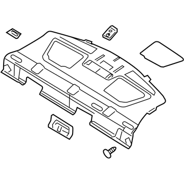 Mercury 8E5Z-5446668-GA Panel Assembly - Rear Package Tray