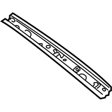 Ford 8L8Z-7803408-A Windshield Header, Front 8L8Z-7803408-A Ford Windshield Header, Front Illustration 1 of 1