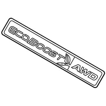 Ford DS7Z-9942528-Z Name Plate
