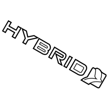 Ford DS7Z-9942528-F Name Plate