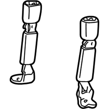 Ford 3R3Z-6360044-AAA Buckle Assembly - Seat Belt
