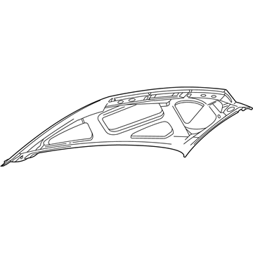 Ford 4C3Z-16612-AA Hood Assembly