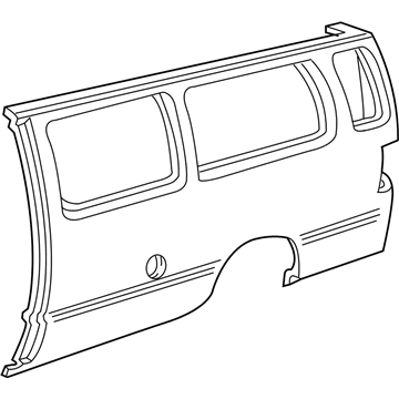 Ford F2UZ-15278A97-C Panel - Quarter - Outer